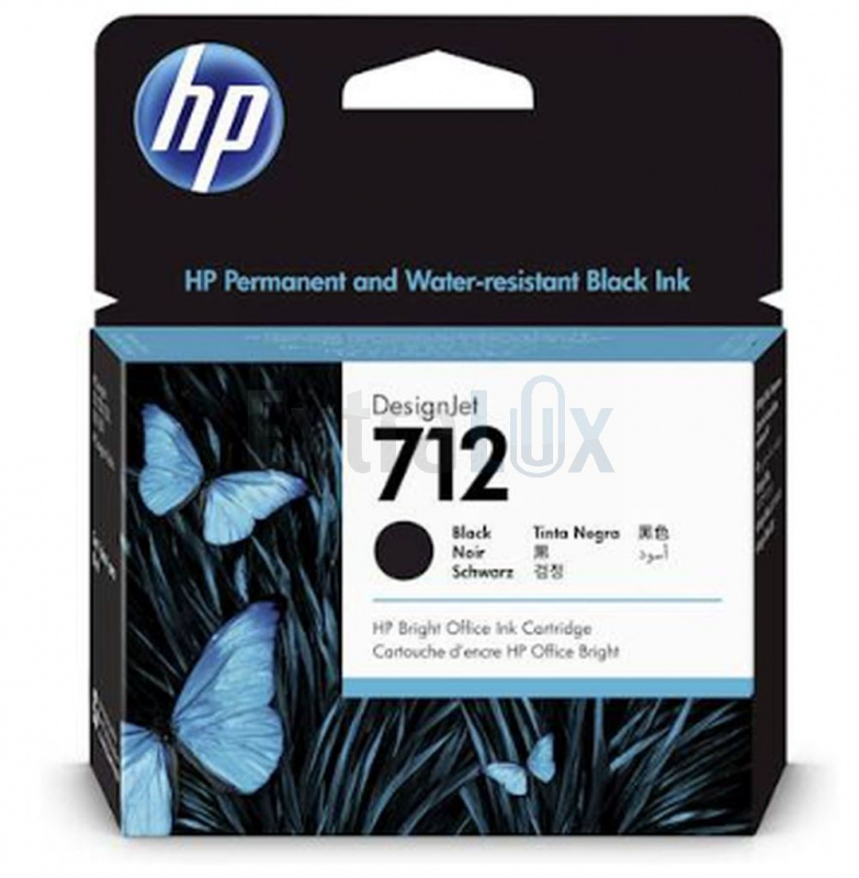 HP ČRNILO 3ED71A ŠT.712 BLACK ZA T230/250/630/650 80ML