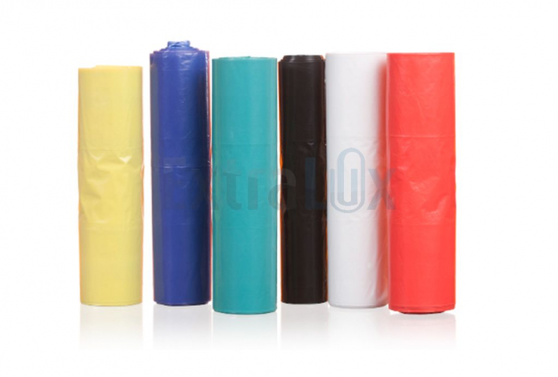 VREČKE ZA SMETI 800X1200 160L LDPE MOČNE BARVNE 20/1