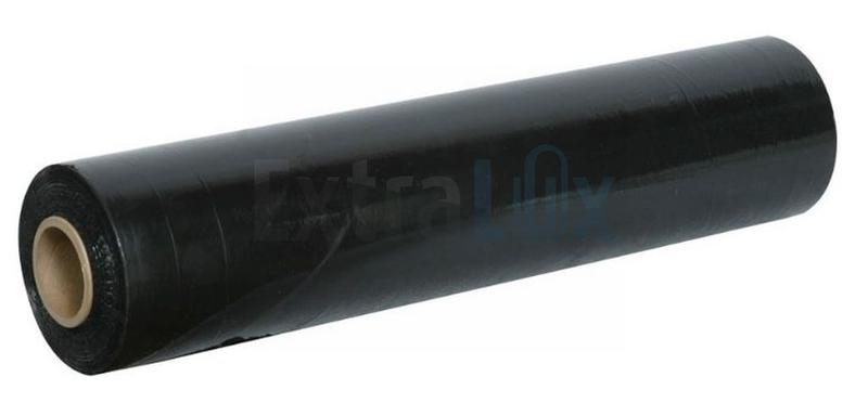 FOLIJA STRETCH ROČNA 500, 3KG ČRNA  23 mic