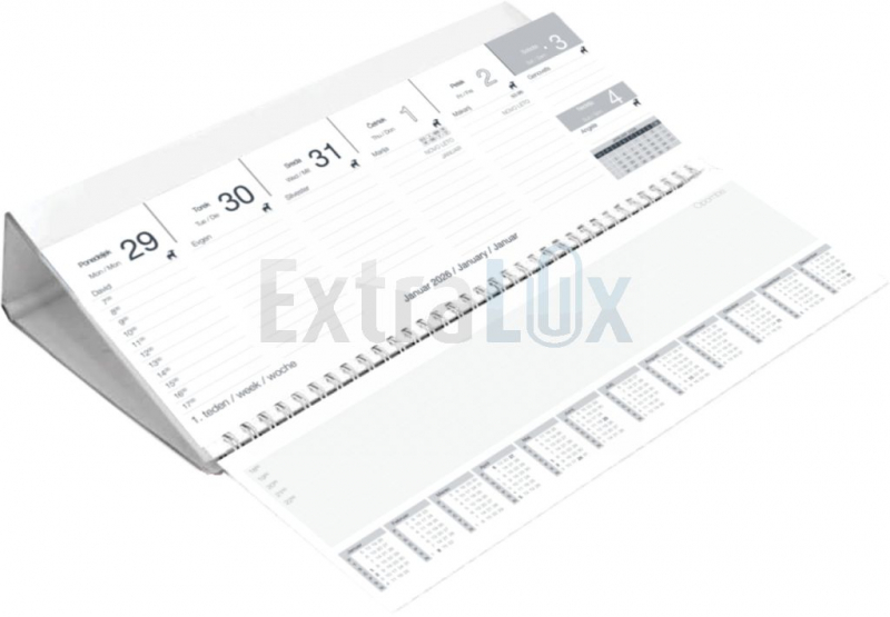 KOLEDAR NAMIZNI LEŽEČI SIV  2026