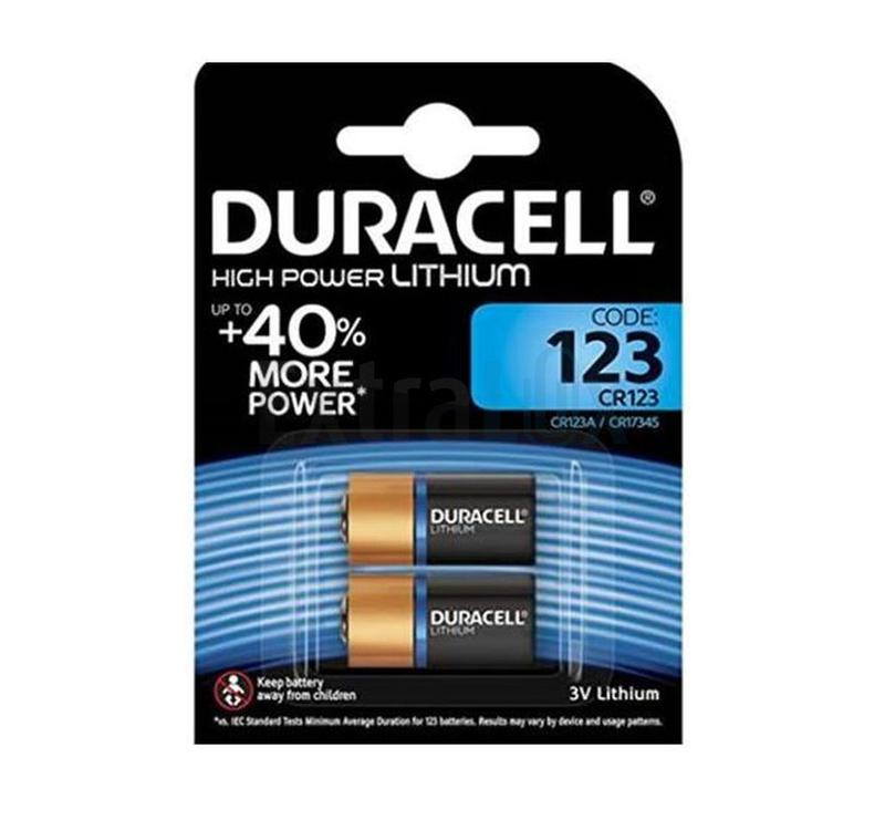 BATERIJA DURACELL CR123A/CR17345 3V 1/2