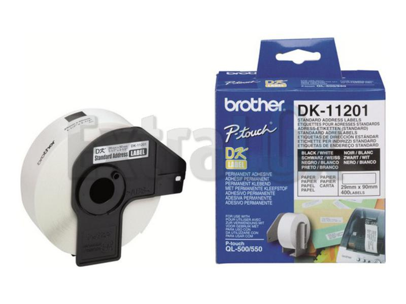 ETIKETE BROTHER DK 29X90MM BELE PAPIR DK-11201 1/400