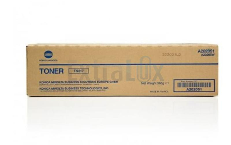 MINOLTA TONER A202051 TN-217 ZA BIZHUB 223/283 BLACK