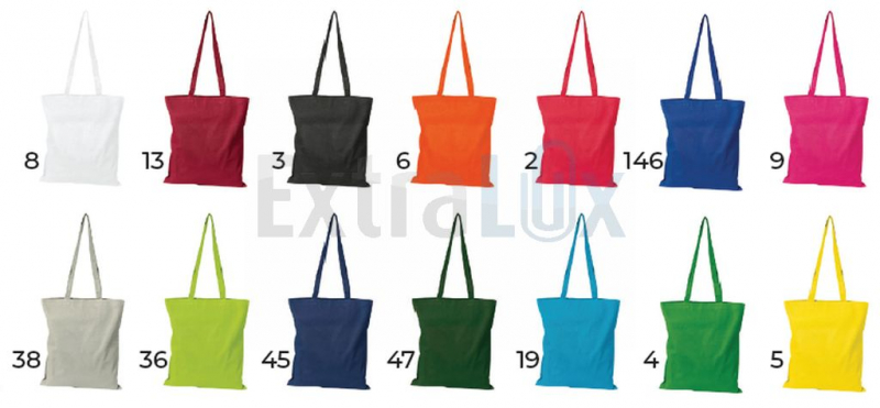 VREČKA BOMBAŽNA Z DOLGIMI ROČAJI, 140 gr