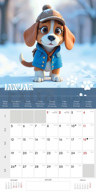 KOLEDAR PRIKUPNE ŽIVALICE  2026