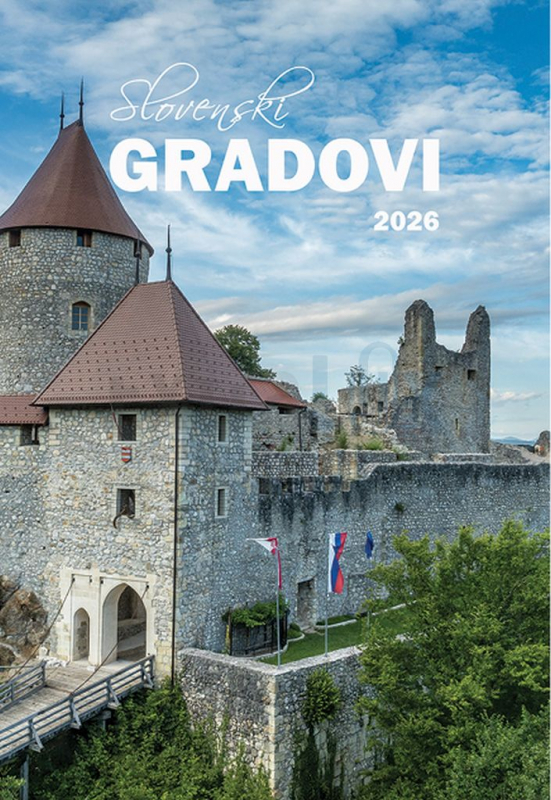 KOLEDAR SLOVENSKI GRADOVI  2026