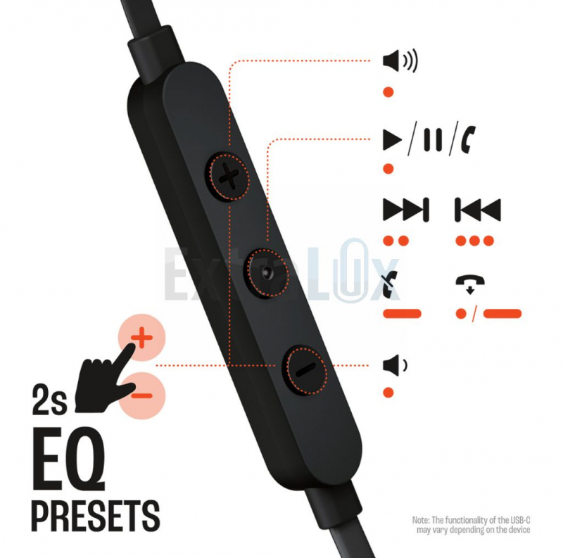 SLUŠALKE JBL TUNE 310C ŽIČNE, USB-C, ČRNE