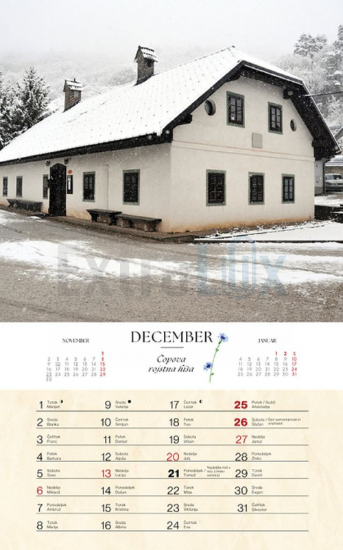 KOLEDAR DOMAČIJE SLOVENIJE 2026