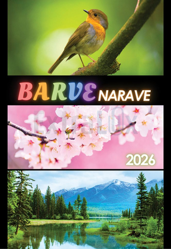 KOLEDAR BARVE NARAVE 2026