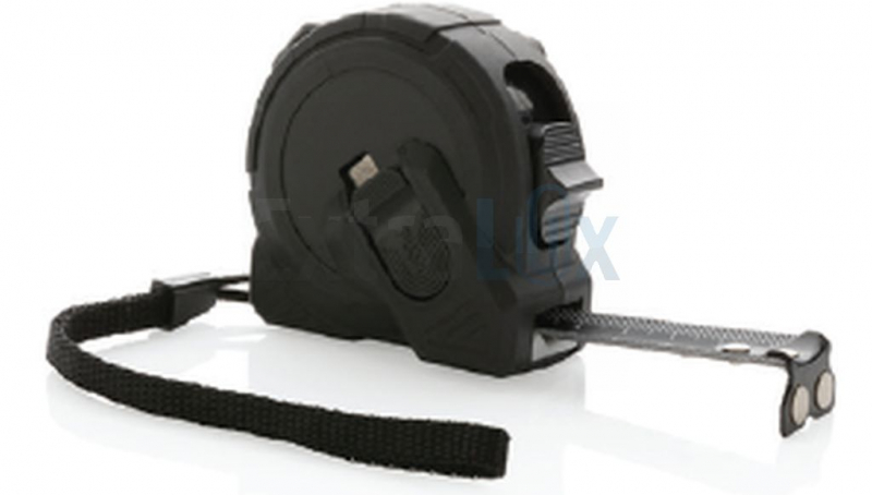 VEČNAMENSKI METER 5M, TRPEŽNO KARBONSKO REZILO Z DODATNIMI MAGNET. GUMBI IN ODPORNIM OHIŠJEM