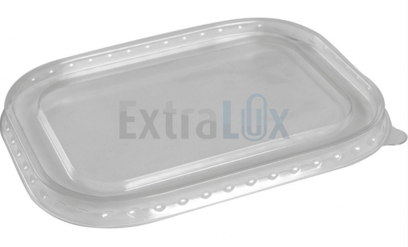 POKROV ZA SKODELO , 750 IN 1000ML, TRANSPARENT, rPET, 17X12CM, 50/1