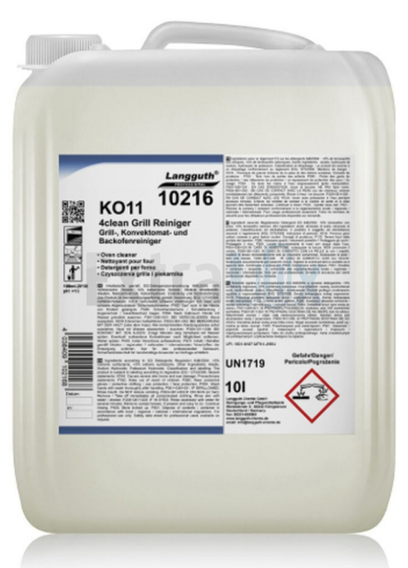 ČISTILO ZA ODSTR. ZAPEČENE MAŠČOBE, KO11 4CLEAN GRILL REINIGER, 10L
