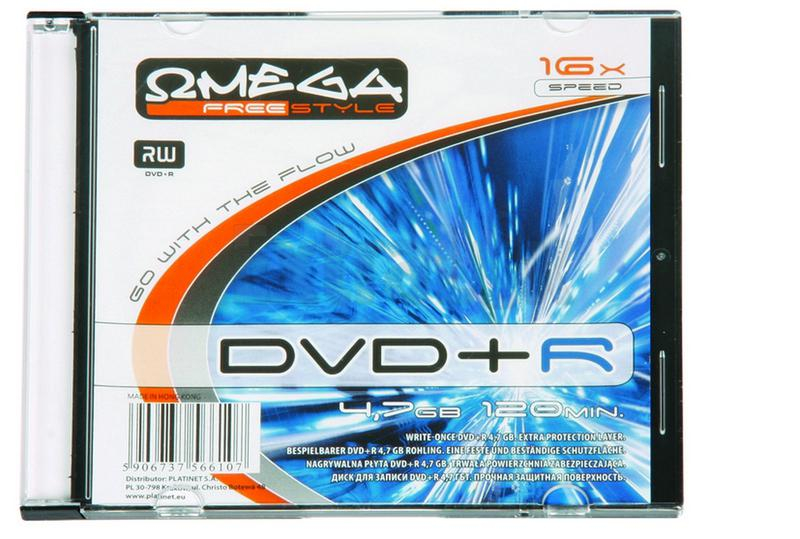 DVD+R NN 4,7GB 120MIN 16X SLIM 1/1