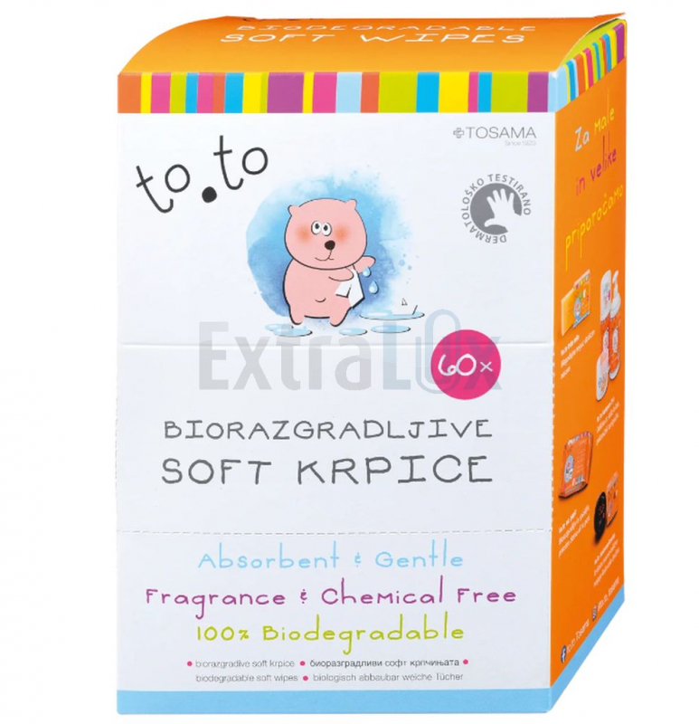 KRPICE ZA UMIVANJE TO.TO BIORAZGRADLJIVE SOFT SUHE 23073 60/1