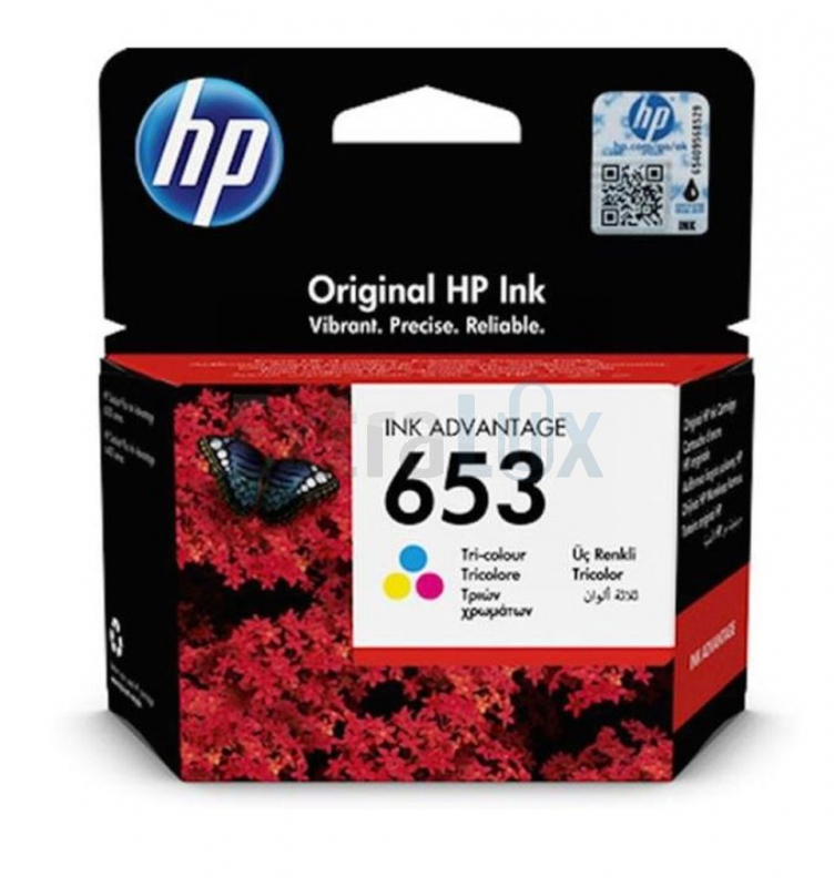 HP ČRNILO 3YM74A ŠT.653 COLOR ZA DJ PLUS 6000/6400/6475