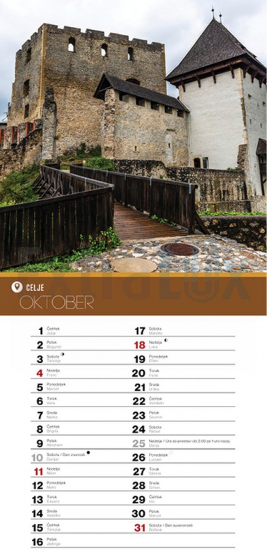 KOLEDAR LEPA SLOVENIJA  2026