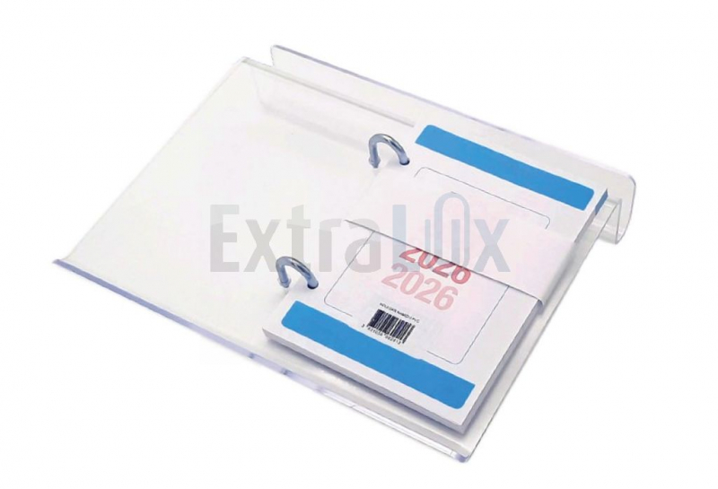 Koledar namizni pleksi kov.sponka tedenski 2026