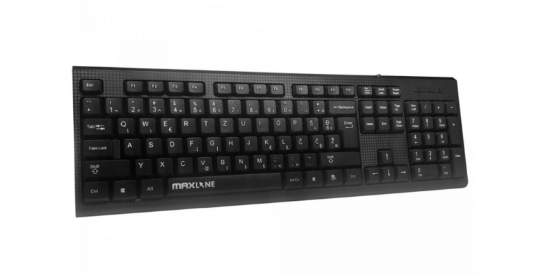 TIPKOVNICA E-KB924-SLO USB MAXLINE (E-KB924 - MXLKB-KB924)