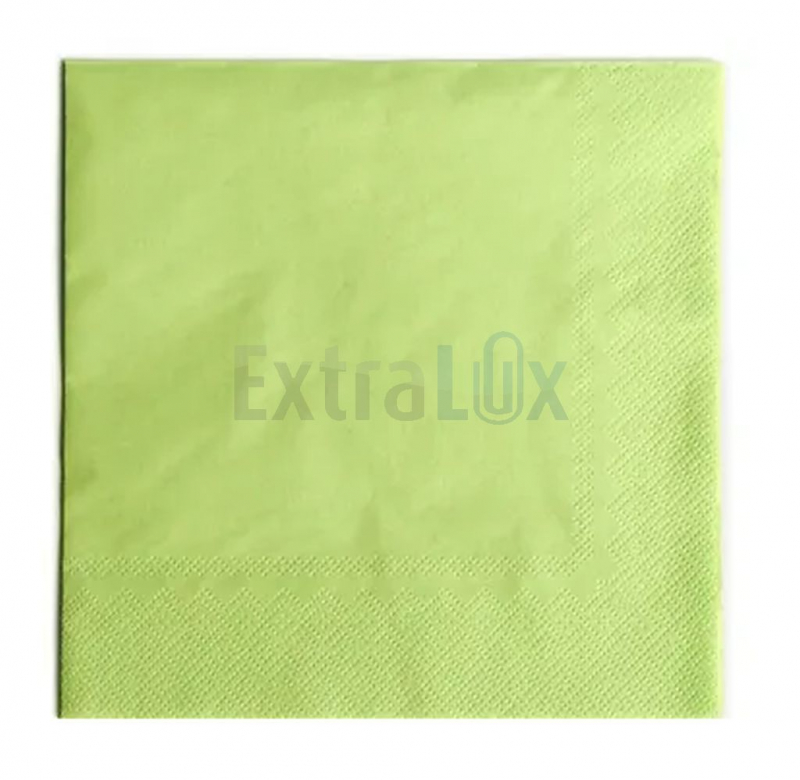 SERVIETI DVOSLOJNI TISSUE PASTEL 33X33 48×50/1 LIMETA