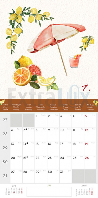 KOLEDAR AKVAREL  2026