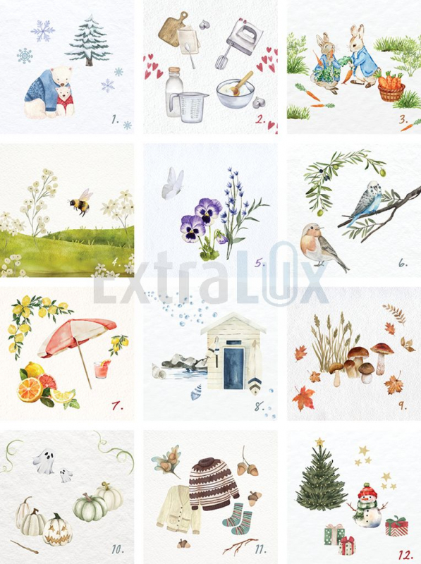 KOLEDAR AKVAREL  2026