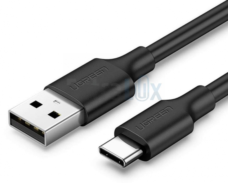 KABEL USB-A 2.0 NA USB-C UGREEN 1,5M - ČRN (60117)