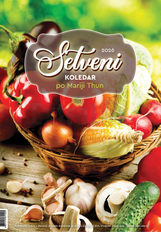 KOLEDAR SETVENI S SPIRALO  PO MARIJI THUN  2026