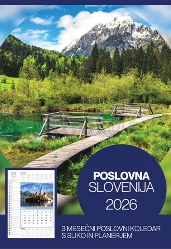 KOLEDAR POSLOVNA SLOVENIJA  2026