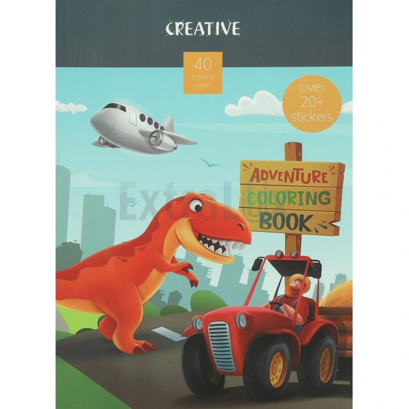 POBARVANKA CREATIVE 40L DOGODIVŠČINA