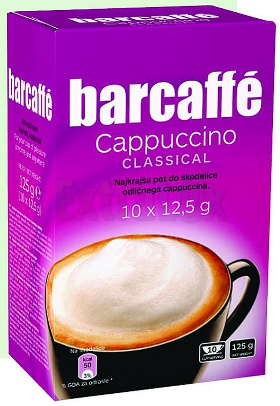 KAPUČINO BARCAFFE CLASSICAL 10X12,5G