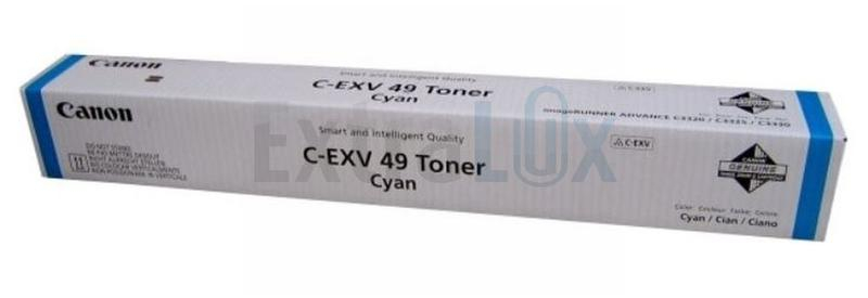 CANON TONER C-EXV 49 CYAN ZA IR C3300I,3320I,33251I 8525B002AA