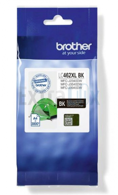 BROTHER ČRNILO LC-462XL BLACK ZA MFC-J2340DW/J3540DW/J3940DW 3,0K