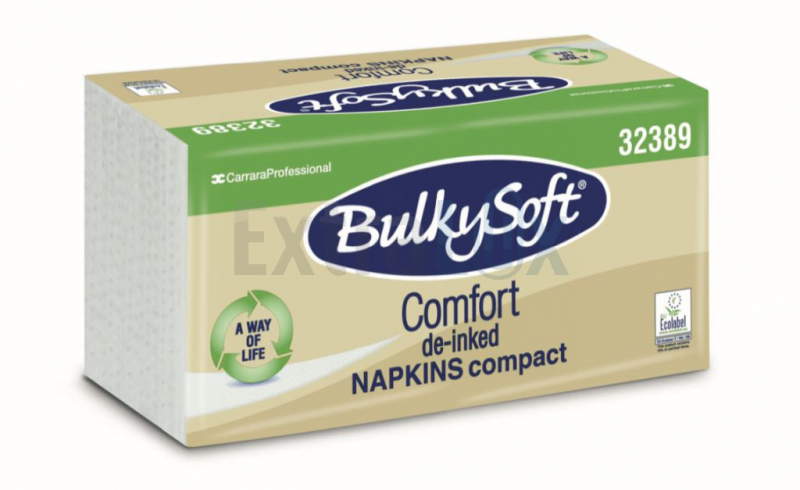 SERVIETE ENOSLOJNE BELE 33X33 6x500/1