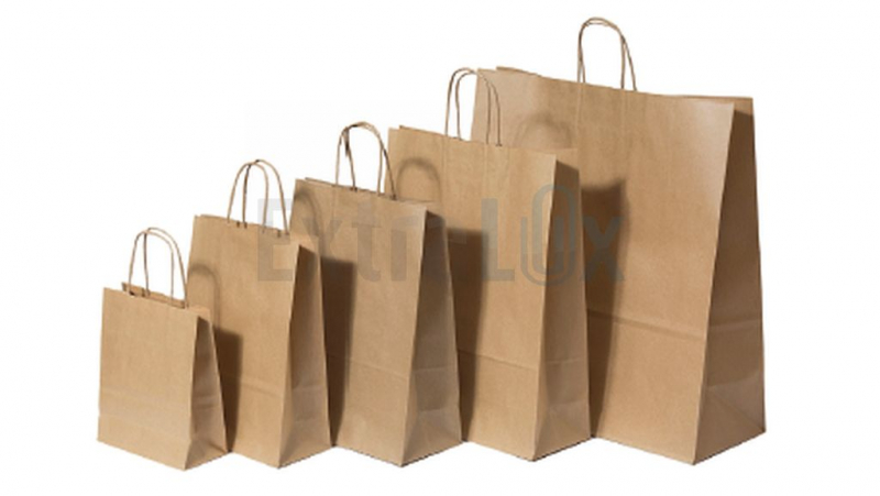 VREČKA DARILNA EKO JUMBO 32X12X41 ZAVIT ROČAJ 97717 NATUR