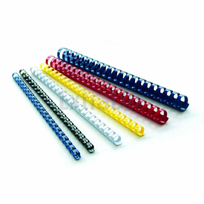 ŠPIRALA PVC 19MM RDEČA 100/1