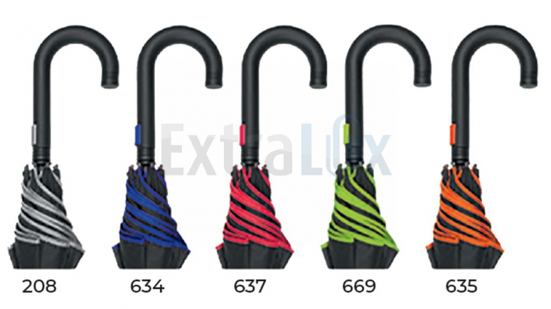 AVTOMATSKI DEŽNIK  Z GUMIRANIM ROČAJEM IN OKVIRJEM IZ STEKLENIH VLAKEN ⌀110