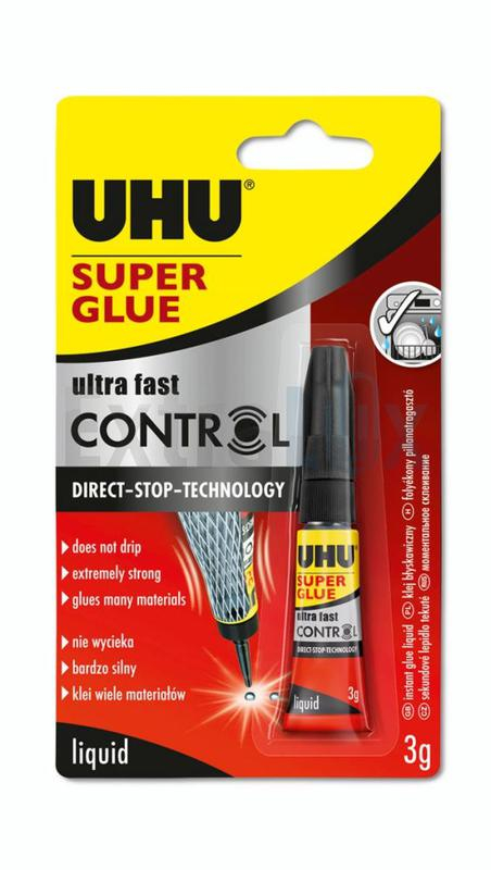 LEPILO UHU SUPER GLUE CONTROL SEKUNDNO ULTRA FAST 3G