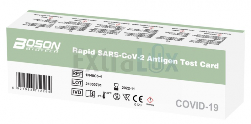 RAPID SARS-COV-2 ANTIGEN TEST CARD BOSON 1/5