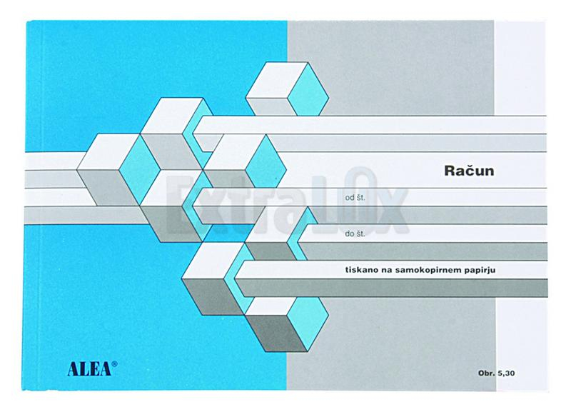 OBRAZEC 5,30 RAČUN A5 KOPIRNI