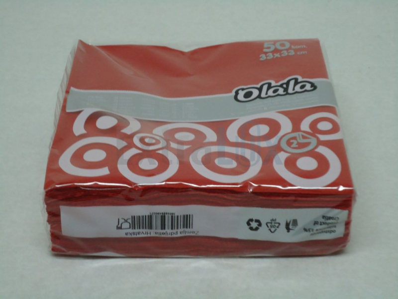 SERVIETI DVOSLOJNI TISSUE INTENZIV 33X33 48x50/1