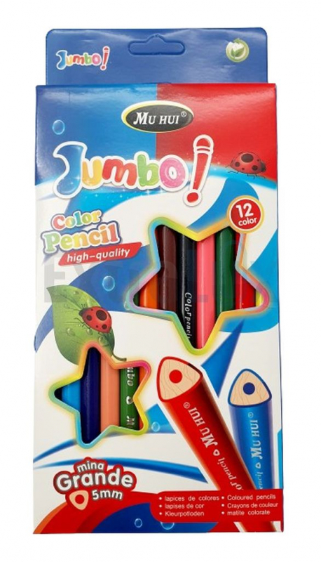 BARVICE TRIROBNE JUMBO + ŠILČEK 12/1