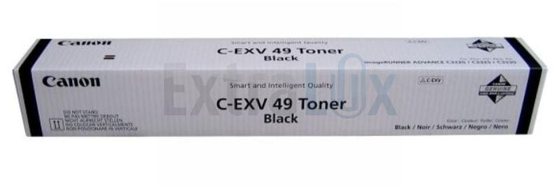 CANON TONER C-EXV 49 BLACK ZA IR C3300I,3320I,33251I 8524B002AA