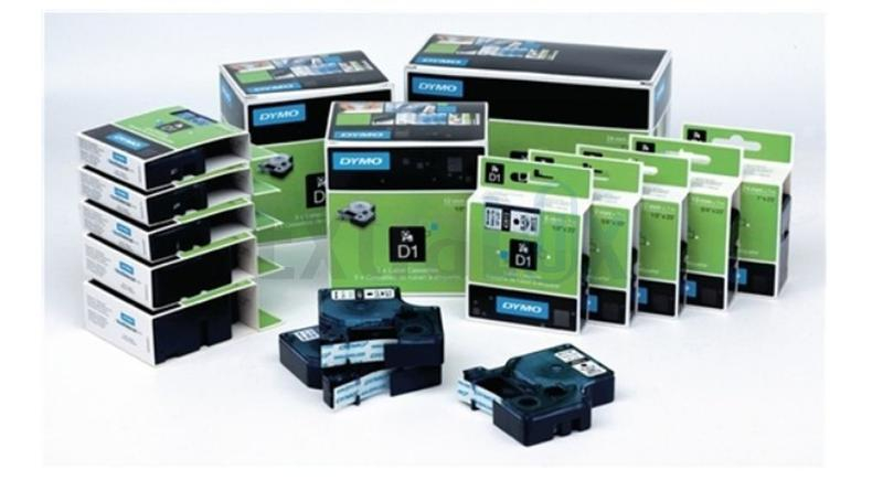 TRAK DYMO D1 12MMX7M ČRNA NA RUMENEM ART.45018 S0720580