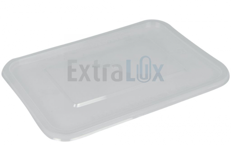 POKROV PP ZA PRAVOKOTNE, ENODELNE POSODE PRIMERNA ZA TOPLE JEDI, 50/1