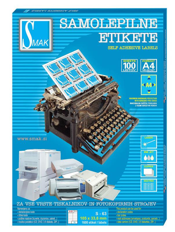 ETIKETE SMAK S-63 105X33,8 1/100