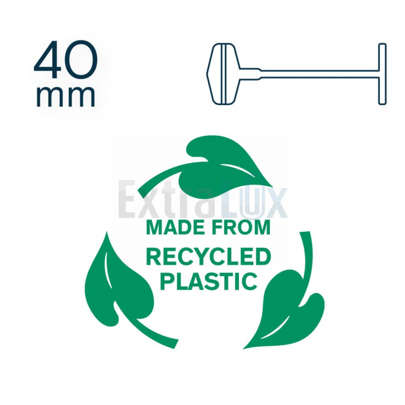 SPLINTE 40MM RPP 100% ECOTACH ZA OZNAČEVANJE TEKSTILNIH IZDELKOV 5000/1