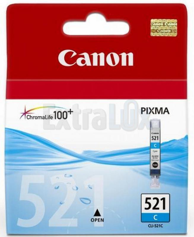 CANON ČRNILO CLI-521 CYAN ZA IP3600/4600, MP540/620