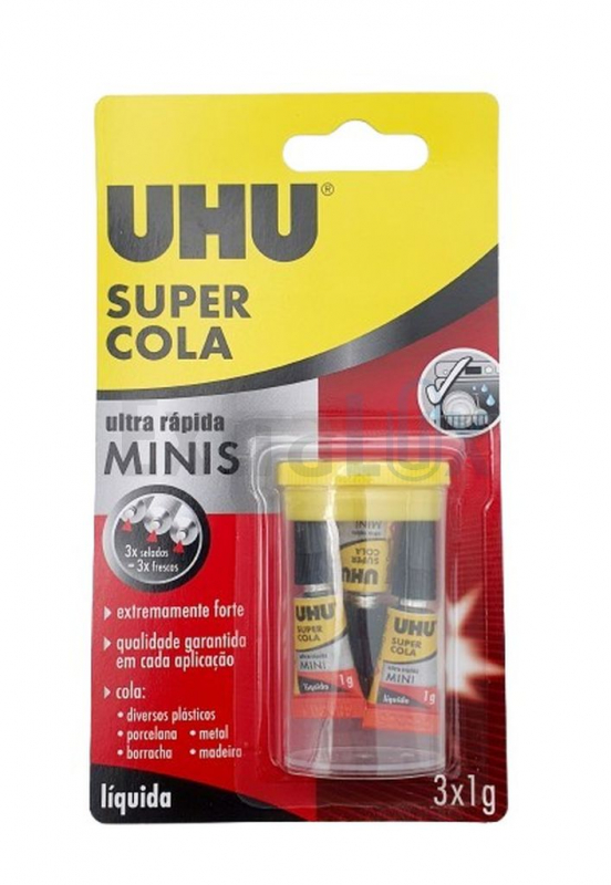 LEPILO UHU SEKUNDNO SUPER MINIS 3X1G