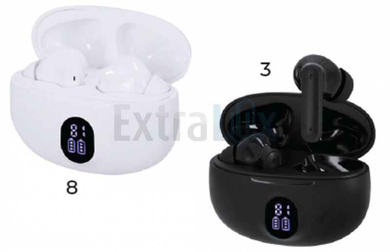 SLUŠALKE BREZŽIČNE BLUETOOTH 5,4 Z VGRAJENO BATERIJO 230 mAh