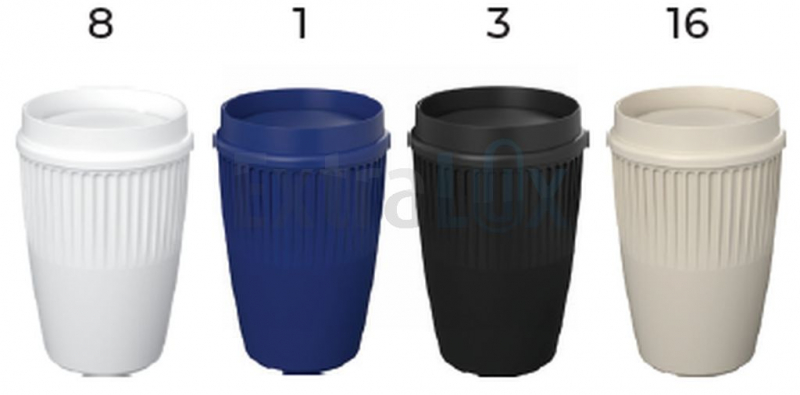 LONČEK Z MOŽNOSTJO PITJA NA VSEH STRANEH IZ RECIKLIRANE PLASTIKE